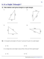 Converse of the Pythagorean Theorem - Is It a Right Triangle?