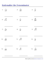 Rationalizing Denominator