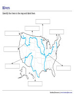 Labeling Rivers on a Map