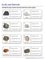Checking the Types of Rocks