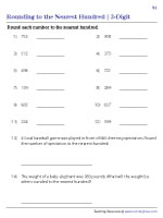 Rounding to the Nearest Hundred