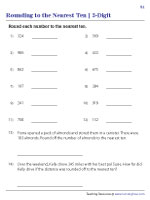 Rounding 3-Digit Numbers to the Nearest Ten