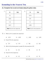 Rounding to the Nearest Ten - Level 2