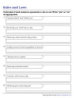 Determining if the Scenarios Are Rules