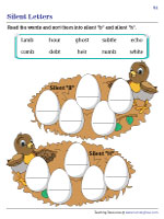 Sorting Words into Silent B and Silent H