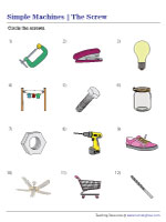 Identifying Screw Simple Machine