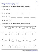 Completing Patterns and Number Lines