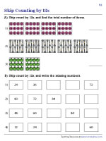 Counting Objects and Filling Missing Numbers