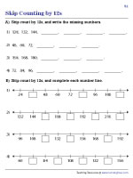 Completing Patterns and Number Lines