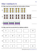 Counting Objects and Filling Missing Numbers