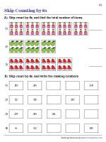 Counting Objects and Filling Missing Numbers