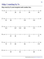 Completing Number Lines