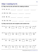 Completing Patterns and Number Lines