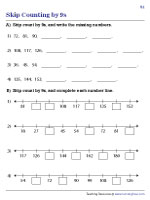 Completing Patterns and Number Lines