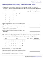 Read and Interpret - Whole Numbers - Level 1