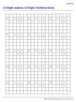 Grid Subtraction - 3-Digit and 2-Digit