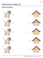 Matching Subtraction Sentences