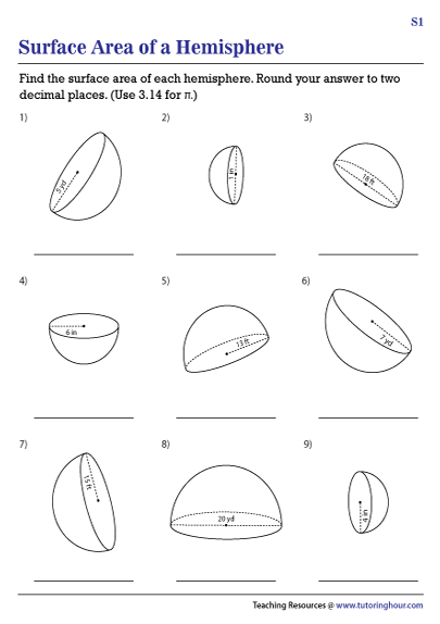 Surface Area of a Hemisphere