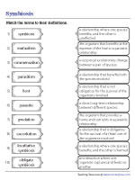 Matching Terms to Definitions