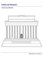 Coloring the Lincoln Memorial