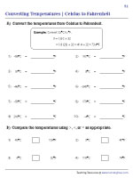 Converting from Celsius to Fahrenheit Using the Formula