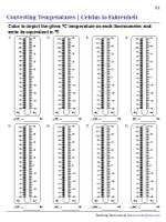 Converting between Celsius and Fahrenheit