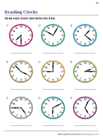 Reading Clocks to Tell the Time