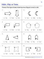 Multiple Choice - Slide, Flip, or Turn