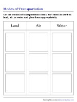 Sorting Based on Modes of Transportation