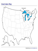 Identifying the Great Lakes in the USA