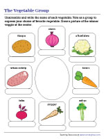 Unscrambling Names of Vegetables