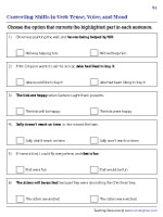 Correcting Inappropriate Shifts in Verb Moods