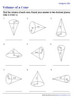 Volume of Cones