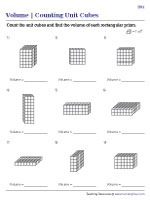 Volume of Solid Shapes by Counting Unit Cubes