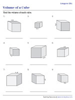 Volume of Cubes - Integers - Easy - Customary