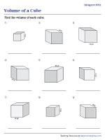 Volume of Cubes - Integers - Moderate - Customary