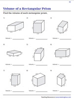 Volume math worksheets 4th grade