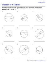 Volume of Spheres