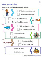 Recognizing Correctly Spaced Sentences