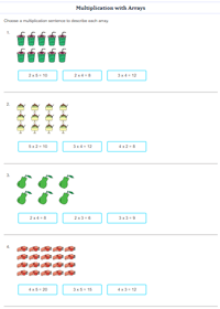 Multiplication with Arrays