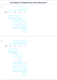 4-Digit by 2-Digit Division