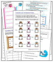 Nouns Worksheets