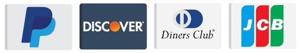 Paypal / Discover / Diners Club / JCB