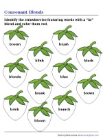 Consonant Blends Worksheets