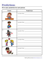 Making Predictions Worksheets