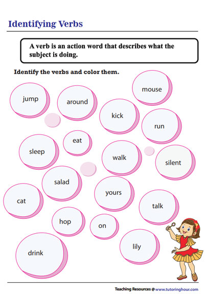 Verbs Worksheets