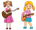 Girls with Guitar
