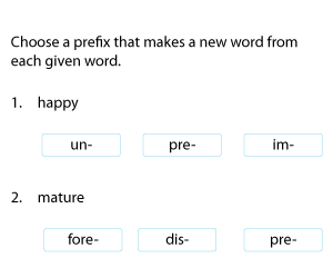 Identifying Prefixes