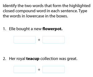 Splitting Closed Compound Words
