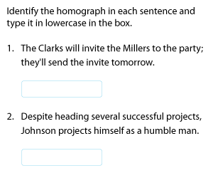 Spotting Homographs in Sentences
